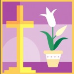 Cross and Easter Lily
