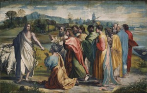 Raphael, Christ's Charge to Peter
