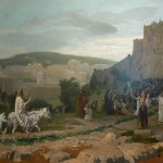 Jesus Entering Jerusalem on a Colt