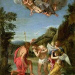 Baptism of Christ with the Holy Spirit Descending as a Dove