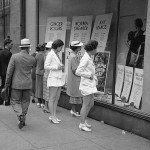 A group of women window shopping in Toronto, Canada in 1937
