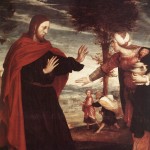 Jesus represented as telling Mary not to touch him