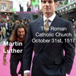 Martin Luther Jumps The Roman Catholic Church