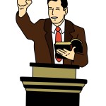 What I think I look like when preaching...