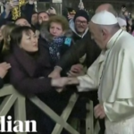 Indignant Pope Francis Slaps Woman's Hand to Free Himself At New Year's Eve Gathering