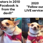 Pastors In 2010: "Facebook Is From The Devil!" Pastors In 2020: "Follow Our LIVE Services"