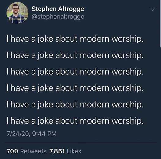 I Have A Joke About Modern Worship | A Heart For God