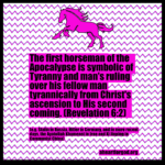The First Horseman Of The Apocalypse Is Symbolic Of Tyranny