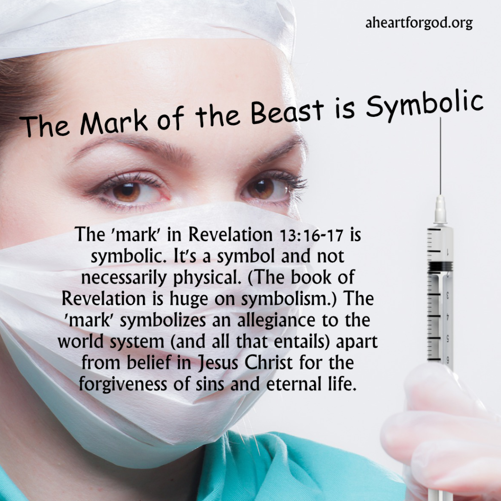 The Mark Of The Beast Is Symbolic A Heart For God